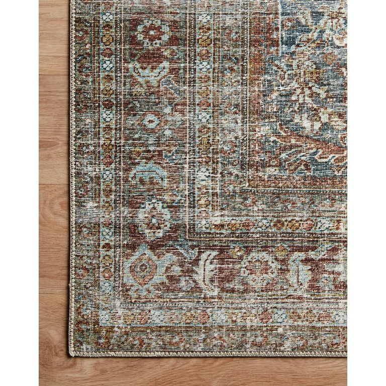 Multi Oriental Area Rug 18 x 18 Sample Swatch Chris Loves Julia x Loloi Jules JUL-01 Merlot Multi Oriental Area Rug 18 x 18 Sample Swatch Chris Loves Julia x Loloi Jules JUL-01 Merlot